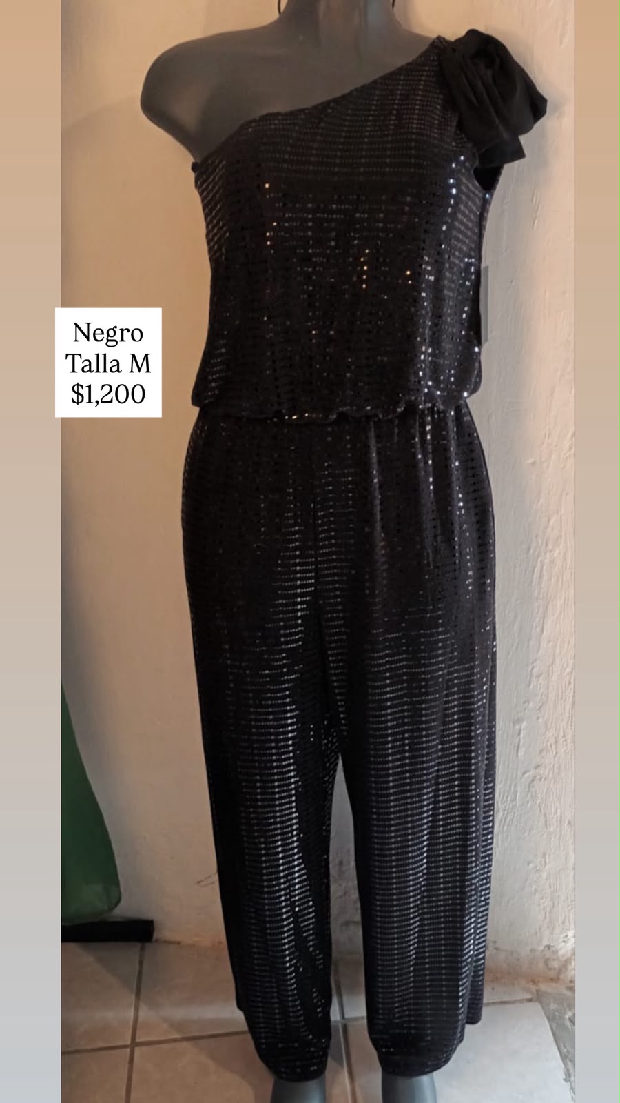 Palazzo Negro de Lentejuelas — vestido importado